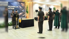 Lantik Asisten Pemulihan Aset dan Asisten Pidana Militer pada Kejati Jabar, Kajati: “Laksanakan Tugas secara Profesional, Berintegritas, dan Berkeadilan”