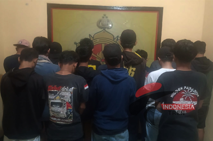 15 Preman Pemalak Sopir Truk Diringkus, Cari Sasaran di Jalur Sukabumi Utara