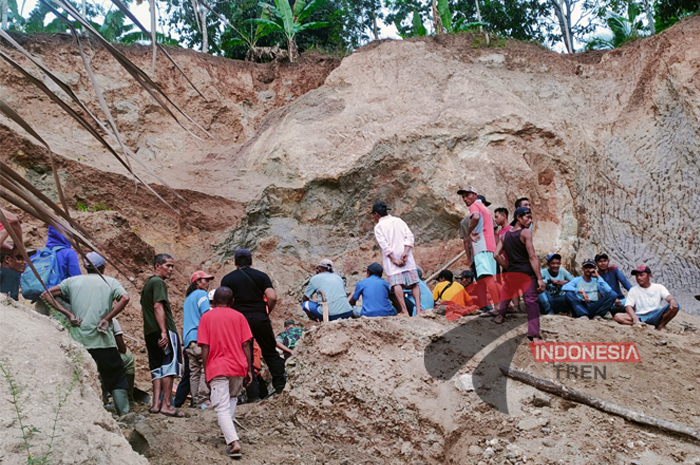 Galian Pasir di Warungkiara Sukabumi Longsor, Penambang Nyaris Tewas Tertimbun