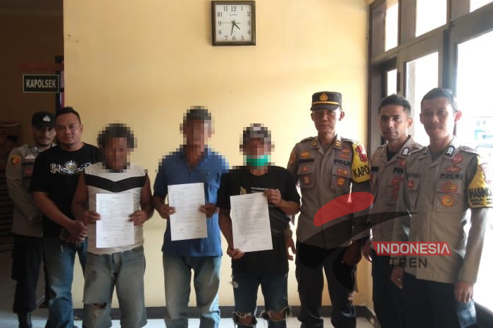Polisi Tertibkan Juru Parkir Liar di Kawasan Wisata Pantai Loji Sukabumi