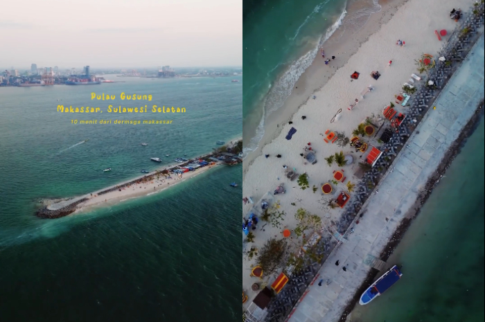Pengen Healing tapi Malas Perjalanan Jauh? Pulau Gusung, Objek Wisata Bahari yang Hanya 10 Menit dari Makassar