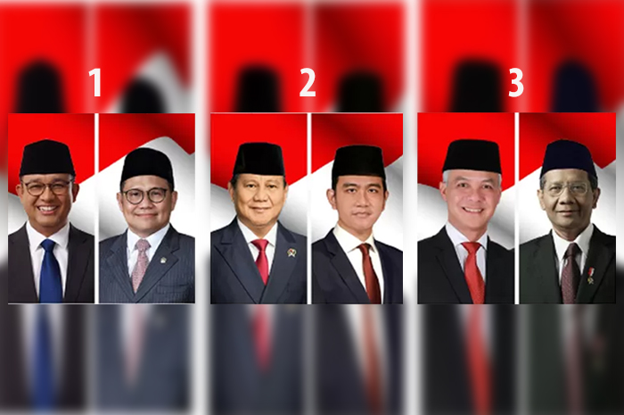 Sah! Ini Nomor Urut Pasangan Capres-Cawapres di Pemilu 2024
