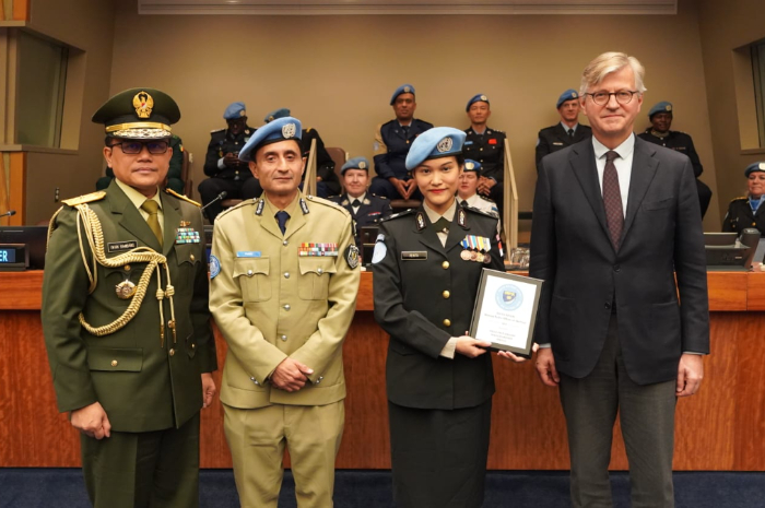Terima Penghargaan PBB, Briptu Renita Rismayanti: Terima Kasih Pak Kapolri