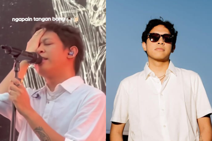 Dituding Pengikut Satanic dan Illuminati, Pose Tangan Hindia Saat Konser Jadi Sorotan Netizen: Jelas Banget
