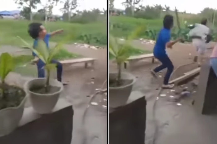 Niat Nagih Uang Kredit HP, Pria ini Malah Diajak Adu Mekanik Pakai Parang yang Dibawa Pemilik Hutang