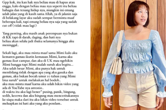 Akan Dihapus dari Kartu Keluarga, Permintaan Maaf Lolly Pada Nikita Mirzani: Semoga Mimi Bahagia Selalu