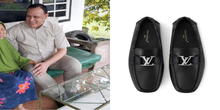 Terjerat Kasus Pemerasan, Ketua KPK Firli Bahuri Kedapatan Pakai Sepatu Mewah 13 Jutaan Merek LV