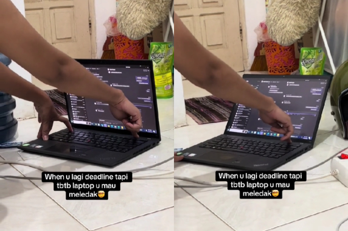 Viral Laptop Milik Perempuan Ini Mendadak Eror, Netizen Bilang Sudah Jadi Penyakit Akut