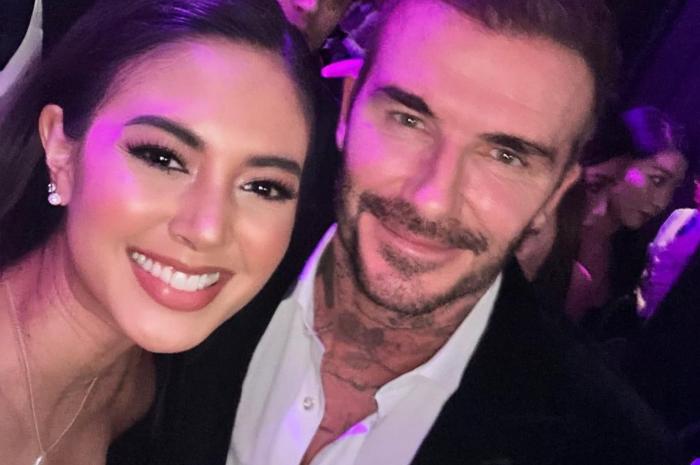 Sukses Bikin Heboh, Aurelie Moeremans Pamer Foto Bersama David Beckham: Saya Iri, Saya Bilang