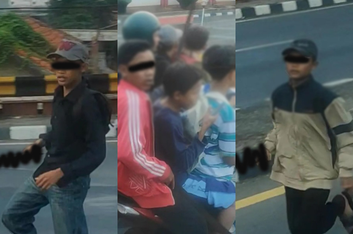 Komplotan Remaja Bawa Sajam Diduga Tawuran di Flyover Cikampek Karawang, Netizen: Produk Gagal
