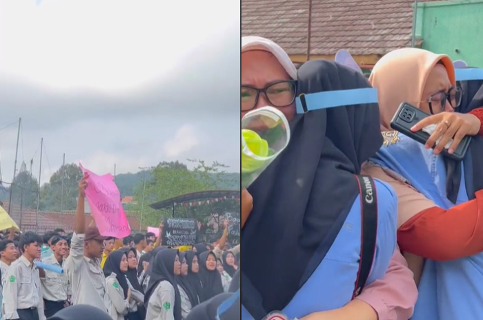 Peringatan Hari Guru Nasional di MAN 1 Sukabumi Heboh, Siswa Sekolah Demo Fasilitas kepada Guru, Akhirnya Haru