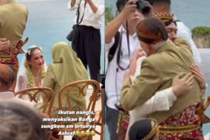 Momen Haru BCL dan Tiko Aryawadhana Sungkem kepada Orang Tua Mendiang Ashraf Sinclair