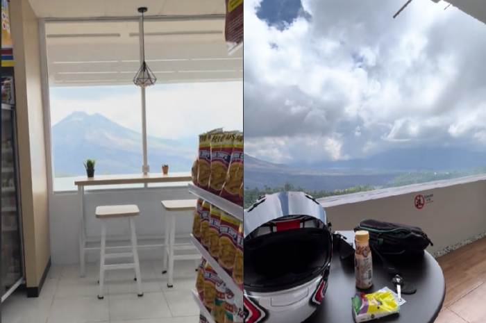 Viral! Minimarket Terindah di Indonesia Ada di Bali, Bisa Langsung Lihat Gunung