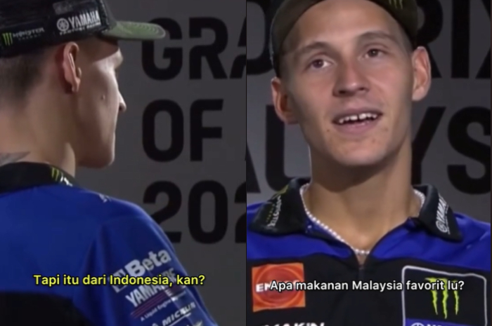 Nasi Goreng Diklaim Malaysia, Pembalap MotoGP Fabio Quartararo Sebut Makanan Khas Itu Berasal dari Indonesia