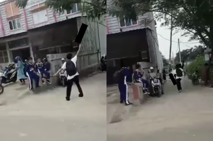 Aksi Tawuran Pelajar SMP di Kabupaten Tangerang, Membuat Warga Resah, Netizen: Membahayakan Orang Lain