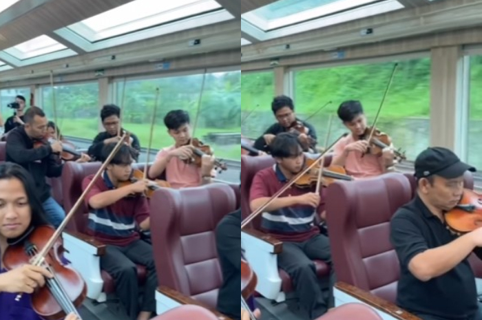 Keren! Addie MS dan Timnya Suguhkan Penampilan di Perjalanan Kereta Panoramic