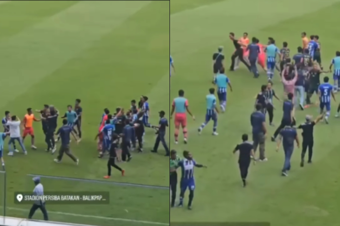 Laga Persiba Balikpapan vs Persipal Palu di Liga 2 Berujung Ricuh