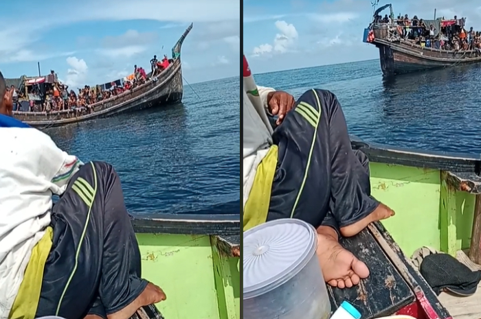 Aksi Nelayan di Tengah Laut Aceh Viral, Halau Pengungsi Rohingya Masuk ke Wilayah Indonesia