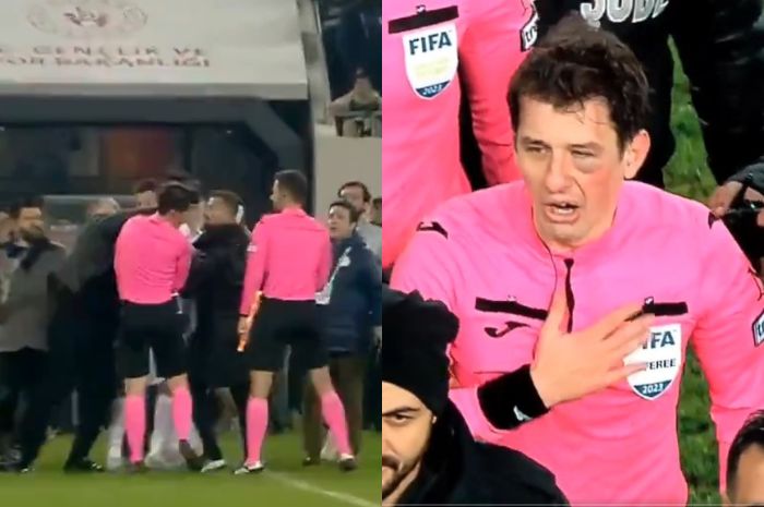 Buntut Pemukulan Wasit Hingga Bonyok oleh Presiden Klub, Penyelenggara Setop Liga Turki