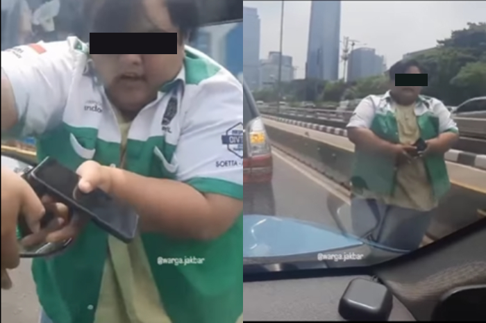 Viral Aksi Arogan Pengendara Mobil Rusak Taksi Online di Jaksel, Diduga Karena Kesal