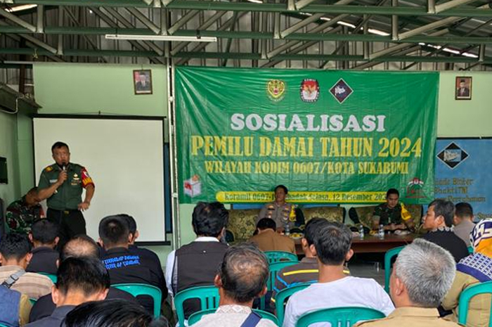 Sosialisasi Pemilu Damai 2024 di Sukabumi, TNI Ingatkan Jangan Ada Lagi Kebencian