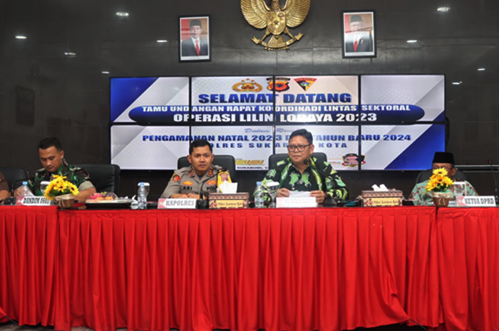 Rakor Lintas Sektoral, Polres Sukabumi Kota Siap Amankan Nataru 