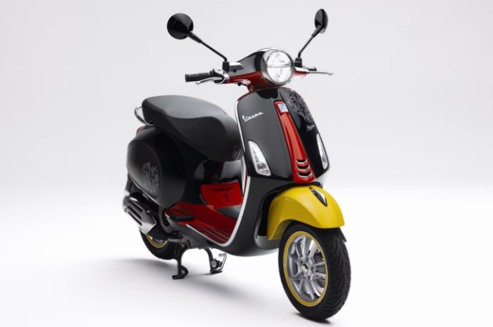 Vespa Primavera Mickey Mouse Limited Edition Sudah Hadir di Indonesia, Segini Harganya