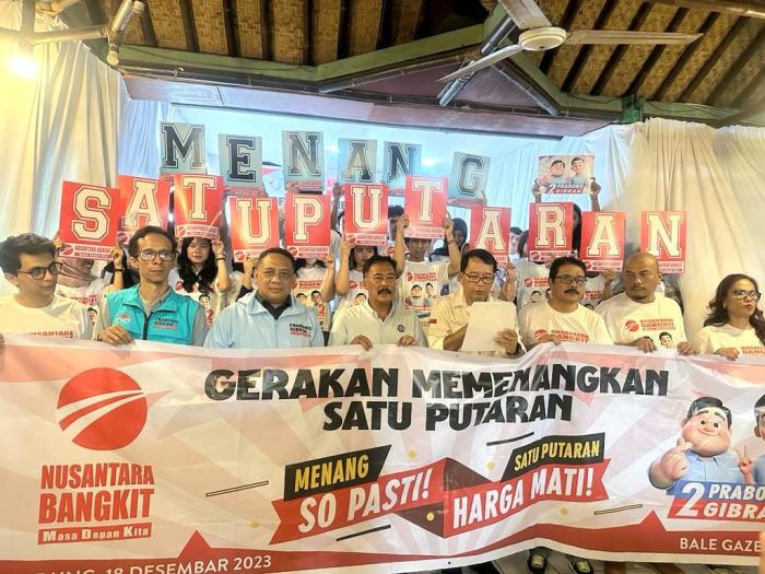 Nusantara Bangkit Yakin Prabowo-Gibran Menang Satu Putaran di Pilpres 2024