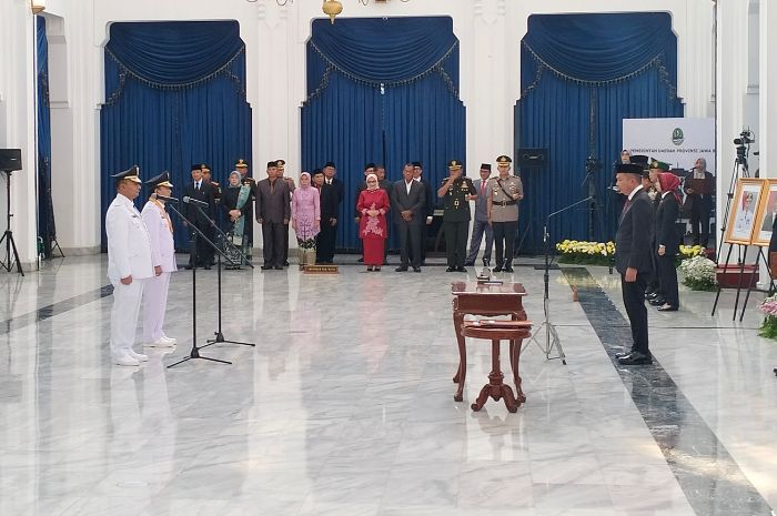 Lantik Dedi Supandi dan Imran Jadi Pj, Gubernur Jabar Minta Jaga Netralitas Pemilu Hingga Penanganan Covid-19