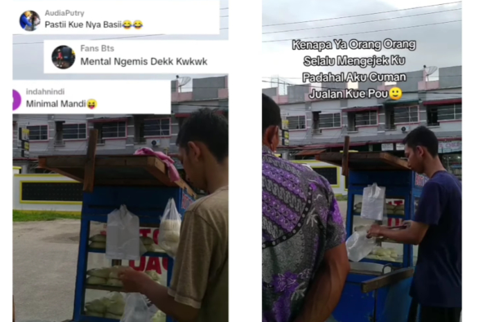 Momen Sedih Penjual Kue Pou, Selalu Dihujat Netizen Hanya karena Unggah Video Kegiatannya