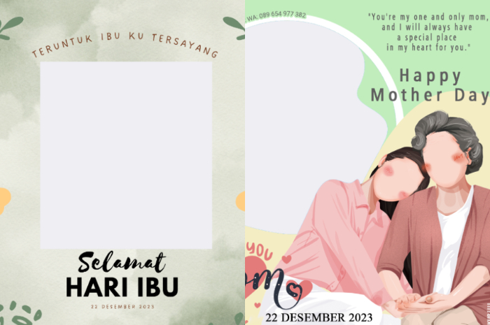 10 Link Twibbon Hari Ibu 2023, Ekspresikan Rasa Cinta Mu Lewat Media Sosial!