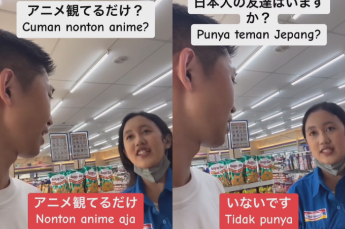 Cuma Modal Nonton Anime, Karyawan Minimarket di Purwokerto Fasih Berbahasa Jepang, Netizen: Gokil