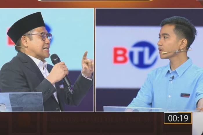 DEBAT CAWAPRES: Cak Imin Bingung Ditanya Gibran: Apa Itu SGIE?