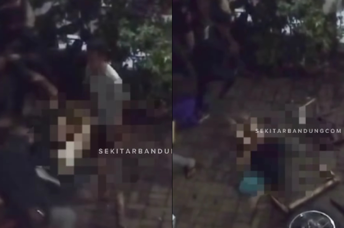 Heboh! Dugaan Geng Motor Serang Warga di Kiaracondong Bandung, Sempat Saling Lempar Barang