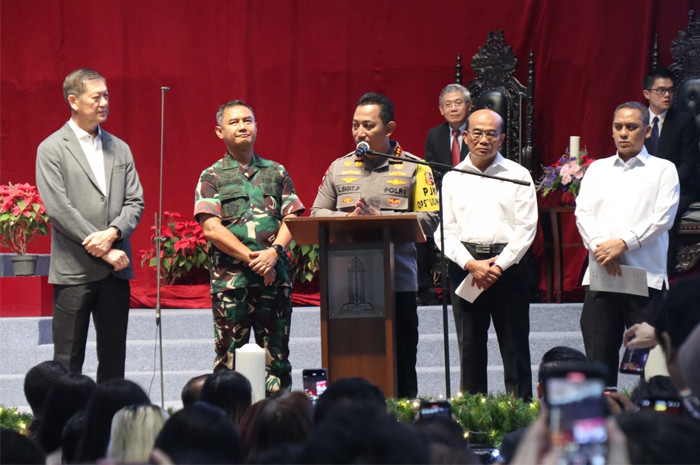 Kapolri Ajak Umat Kristiani Doakan Persatuan Indonesia Tetap Terjaga