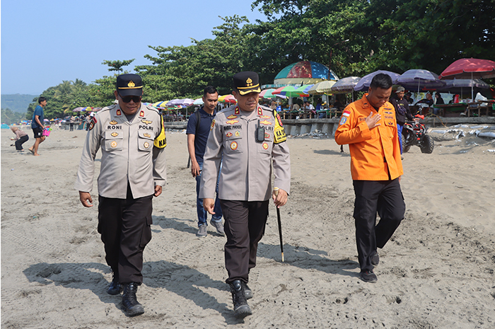 Objek Wisata Pantai di Sukabumi Diawasi Ketat, Pastikan Wisatawan Aman