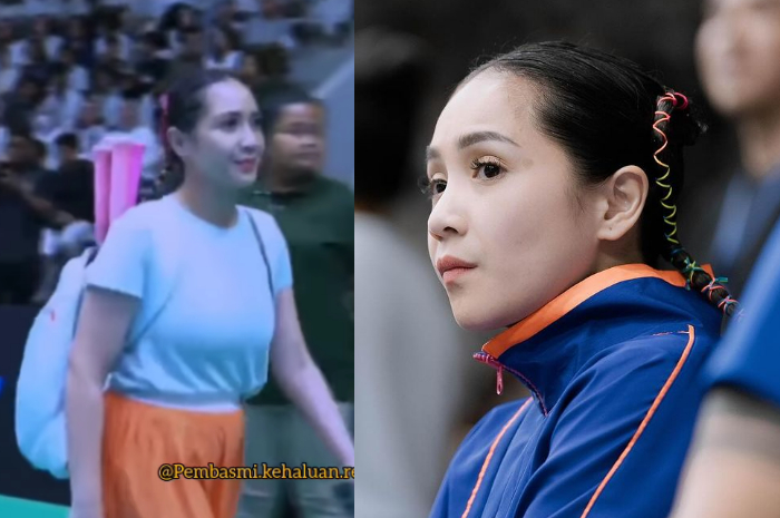 Tingkah Lucu Nagita Slavina Saat Tanding Tenis Justru Banjir Cibiran, Netizen: Gak Sesuai Umurnya!