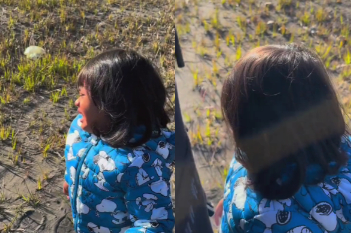 Momen Lucu, Seorang Anak Menangis Gegara Tidak Ketemu Teletubbies di Gunung Bromo