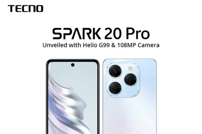Cari HP Budget 1 Jutaan? Nih Tecno Spark 20 Pro Tampil Mirip iPhone 14 Pro Max yang Punya Fitur Dynamic Port