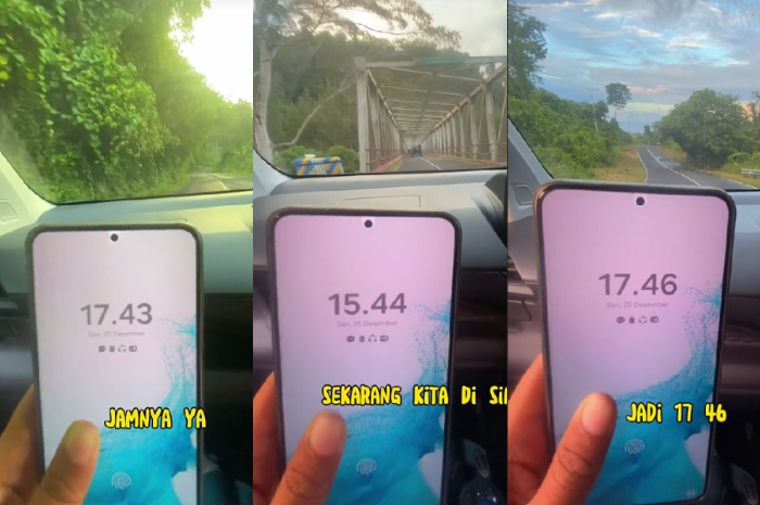 Pria di Papua Perlihatkan Zona Waktu Seketika Berubah dari WIT jadi WIB, Netizen: Time Traveller?