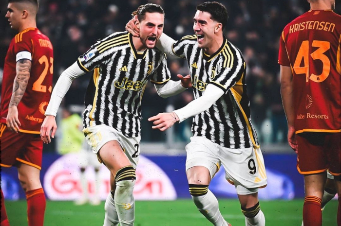 Adrien Rabiot Kunci Kemenangan Juventus atas AS Roma, Ini Klasemen Terbaru Liga Italia