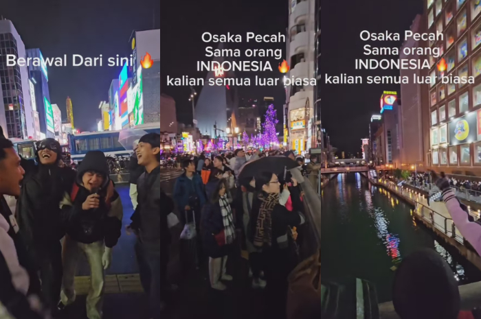 WNI di Osaka Jepang Kompak Nyanyikan Lagu Indonesia Raya saat Tahun Baru, Netizen Malah Debat