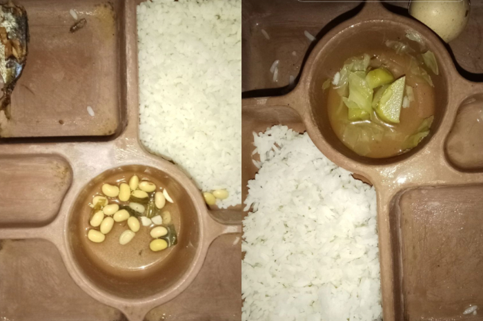 Viral! Penghuni Lapas Unggah Foto Porsi Makanan Penjara Tak Layak, Netizen Heran Bisa Bawa Ponsel