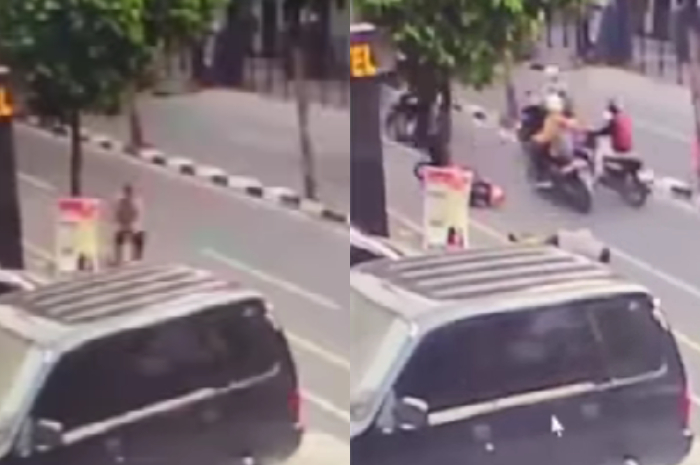 Viral! Seorang Pria Tua Terbaring Lemas di Sisi Jalan Yogyakarta, Ditabrak Lari oleh Pengendara Motor Wanita