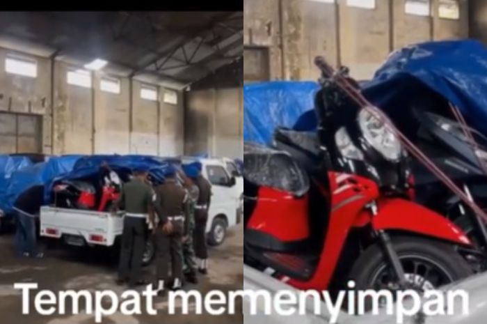Beredar Video Gudang TNI di Sidoarjo Diduga jadi Tempat Penyimpanan Motor Curian