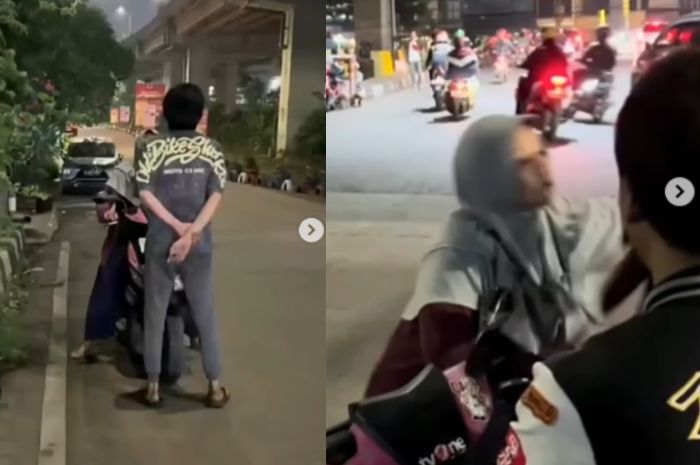 Ramai di Media Sosial, Emak-Emak Marah kepada Sekelompok Pemuda di Jakarta, Gara-Gara Tak Boleh Lawan Arah