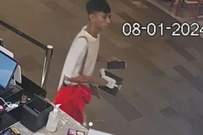 Viral, Ini Tampang Terduga Pencuri Tablet Kasir Gerai Kopi di Pusat Perbelanjaan Jaksel, Netizen: Nyusahin!
