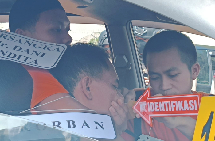 64 Adegan Diperagakan dalam Rekonstruksi Kasus Pembunuhan di Cireunghas Sukabumi