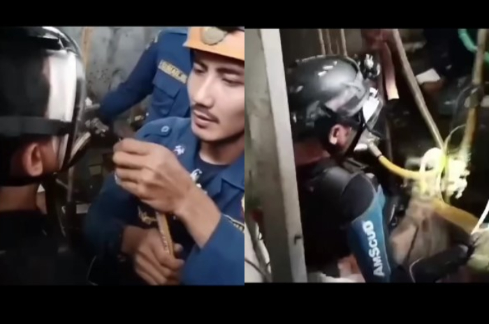 Selamatkan iPhone 14 Milik Warga yang Tercebur, Petugas Damkar di Depok Menyelam ke Sumur Sedalam 10 Meter