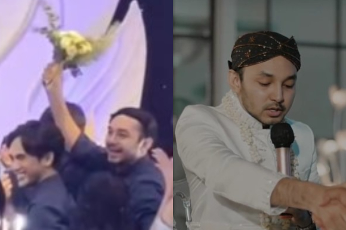 Pria Ini Gelar Pernikahan setelah Dapat Lemparan Bunga, Warganet: Indah Banget Sih